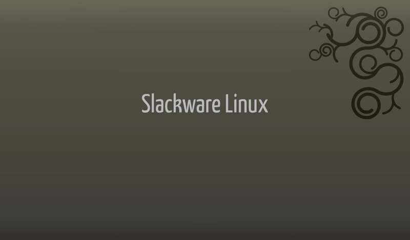 Slackware Linux Text