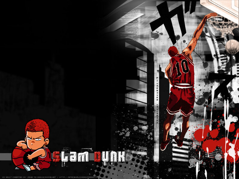 Slam Dunk basketball art