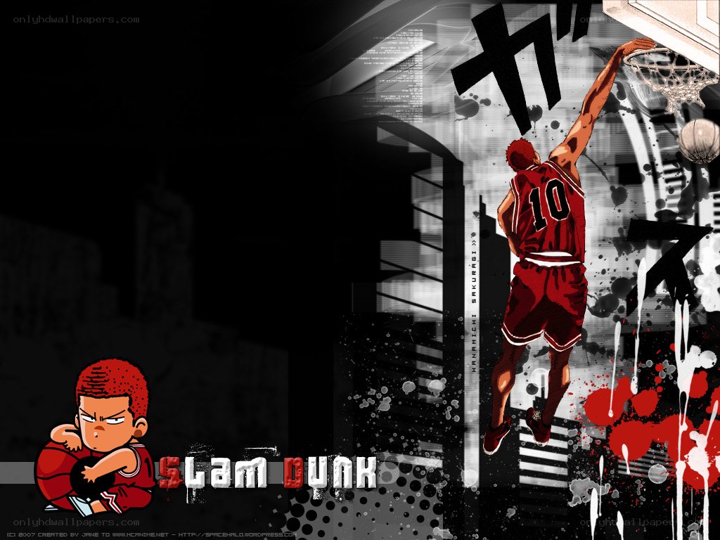 Slam Dunk basketball art