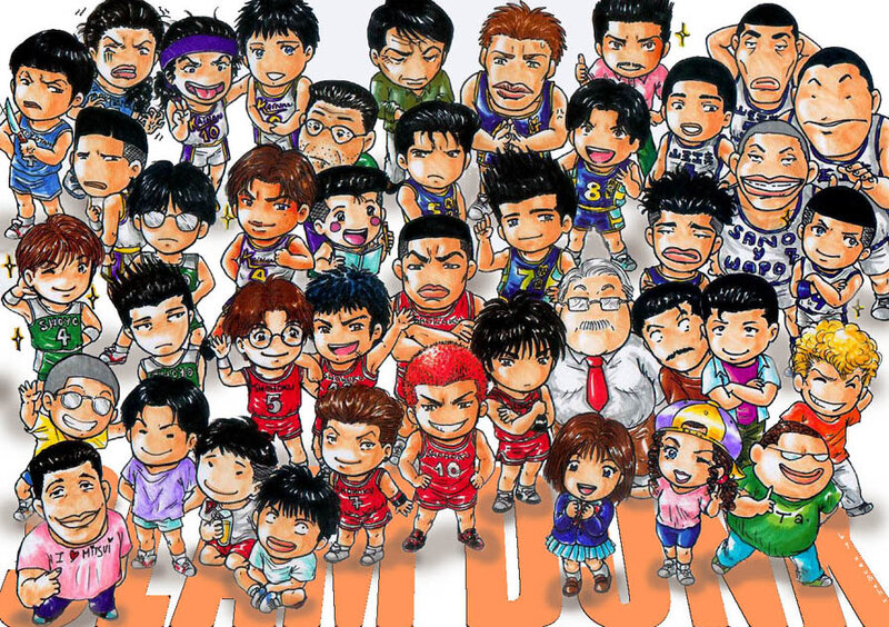 Slam Dunk characters group