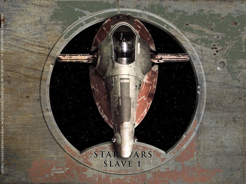 Slave I starship from Star Wars