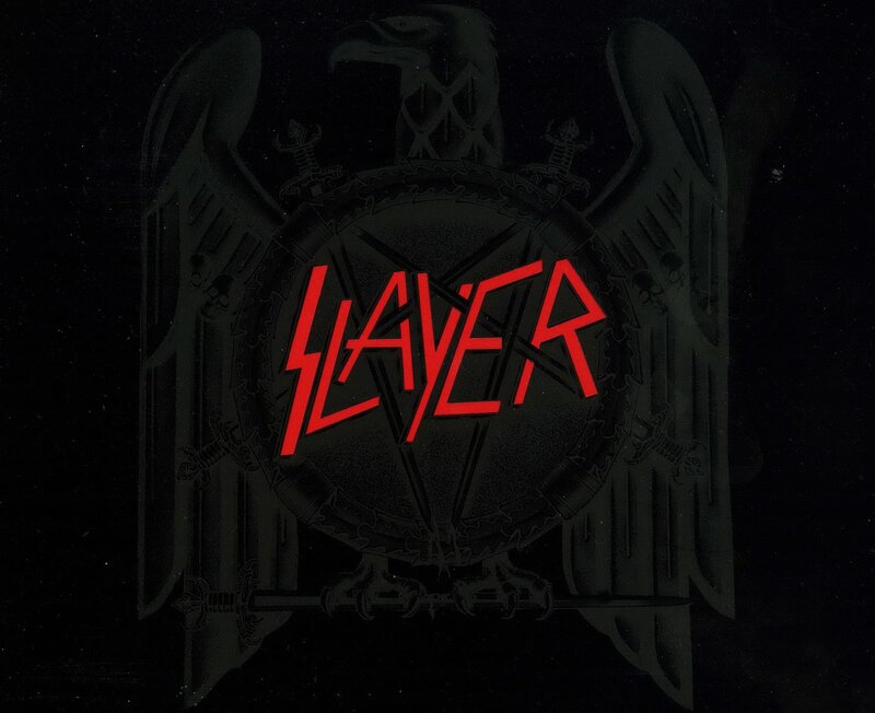 Slayer Band Logo — Black, Dark, Illustration
