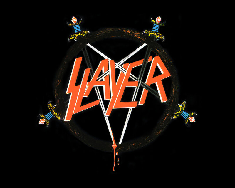 Slayer Band Logo — Black, Dark