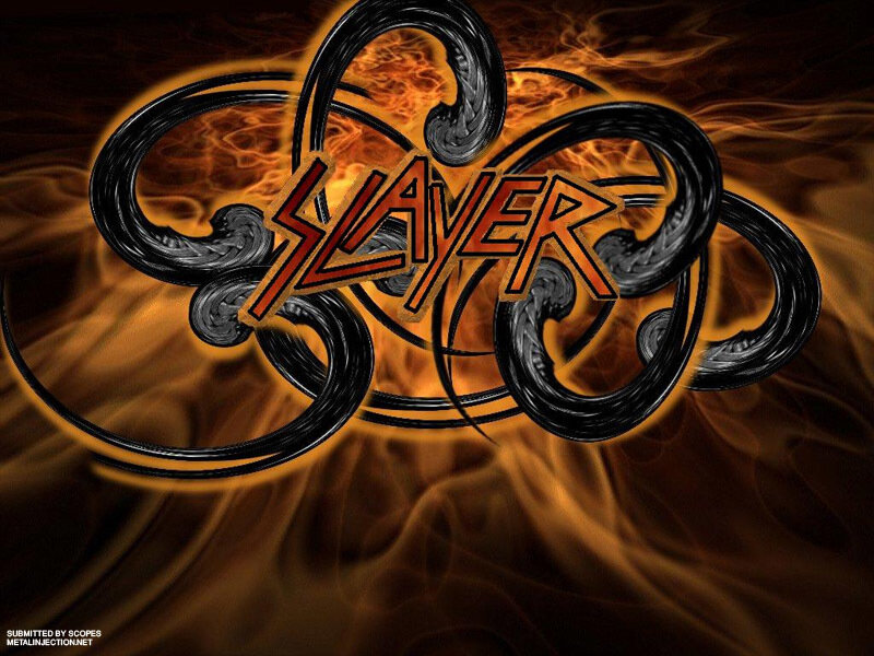 Slayer Band Logo — Black, Intense