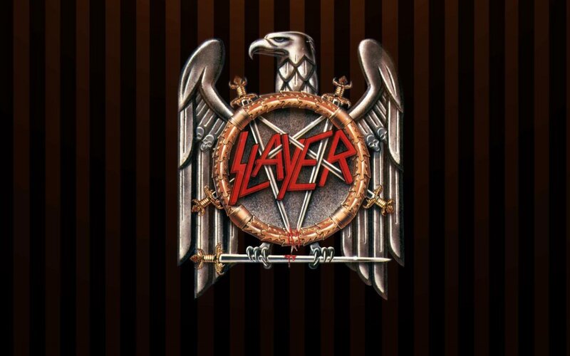 Slayer Band Logo — Brown