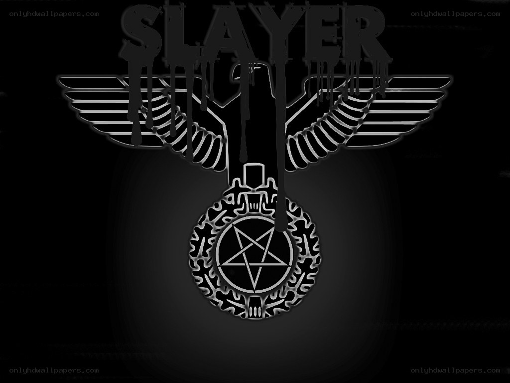 Slayer band logo with pentagram
