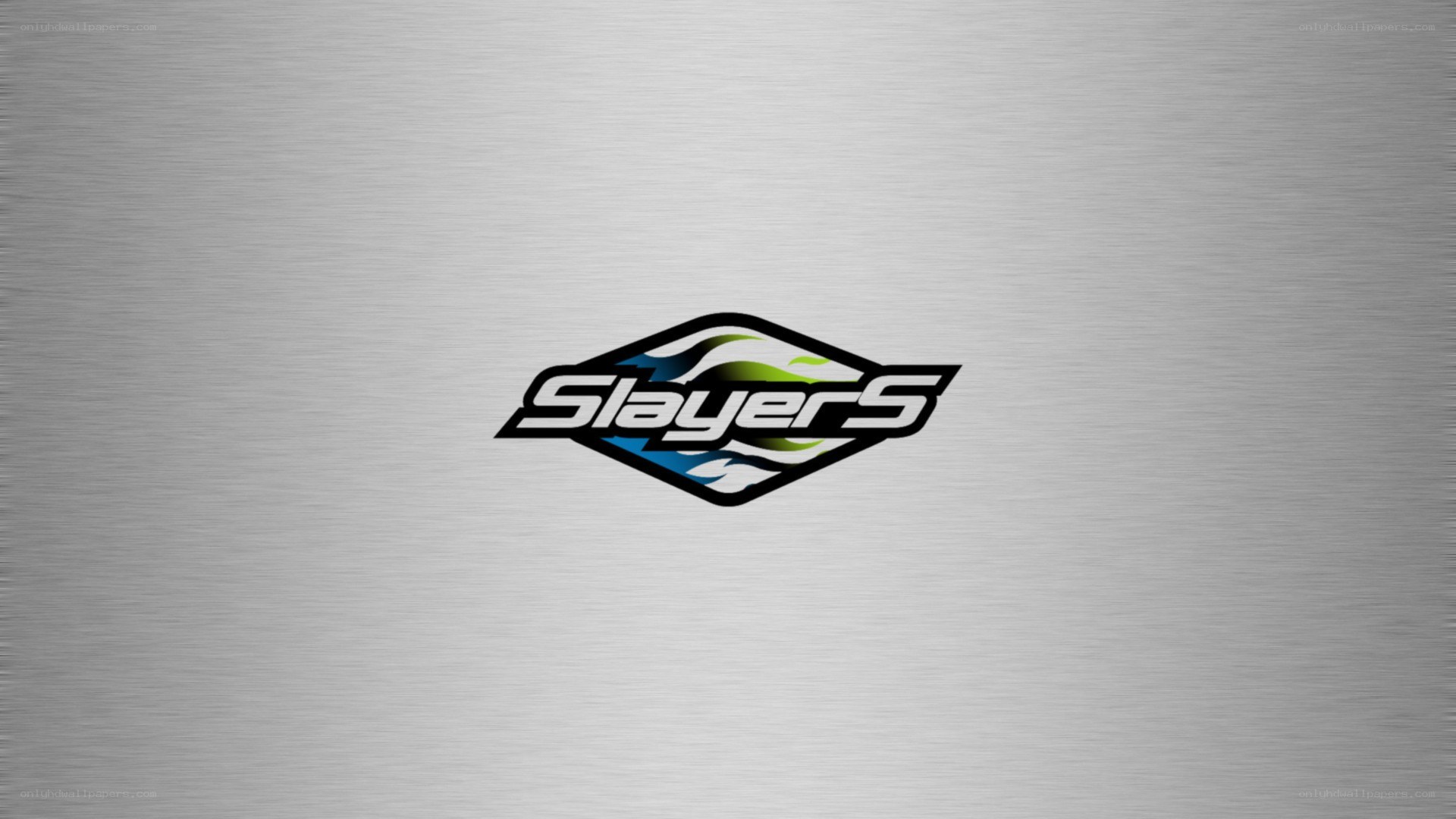 SlayerS logo on metal background