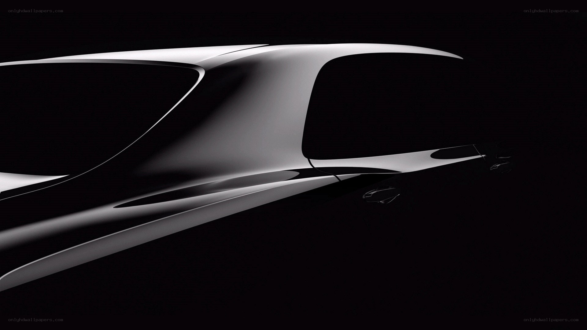 sleek car side profile
