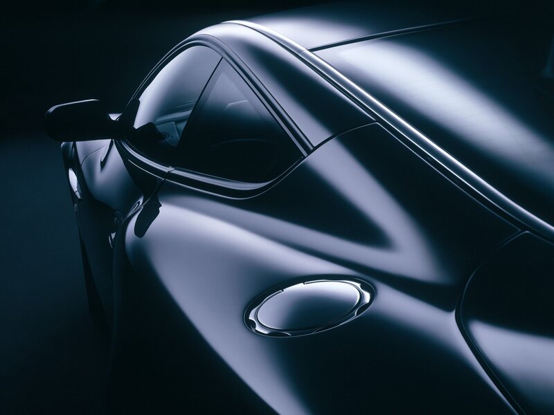 sleek car side profile