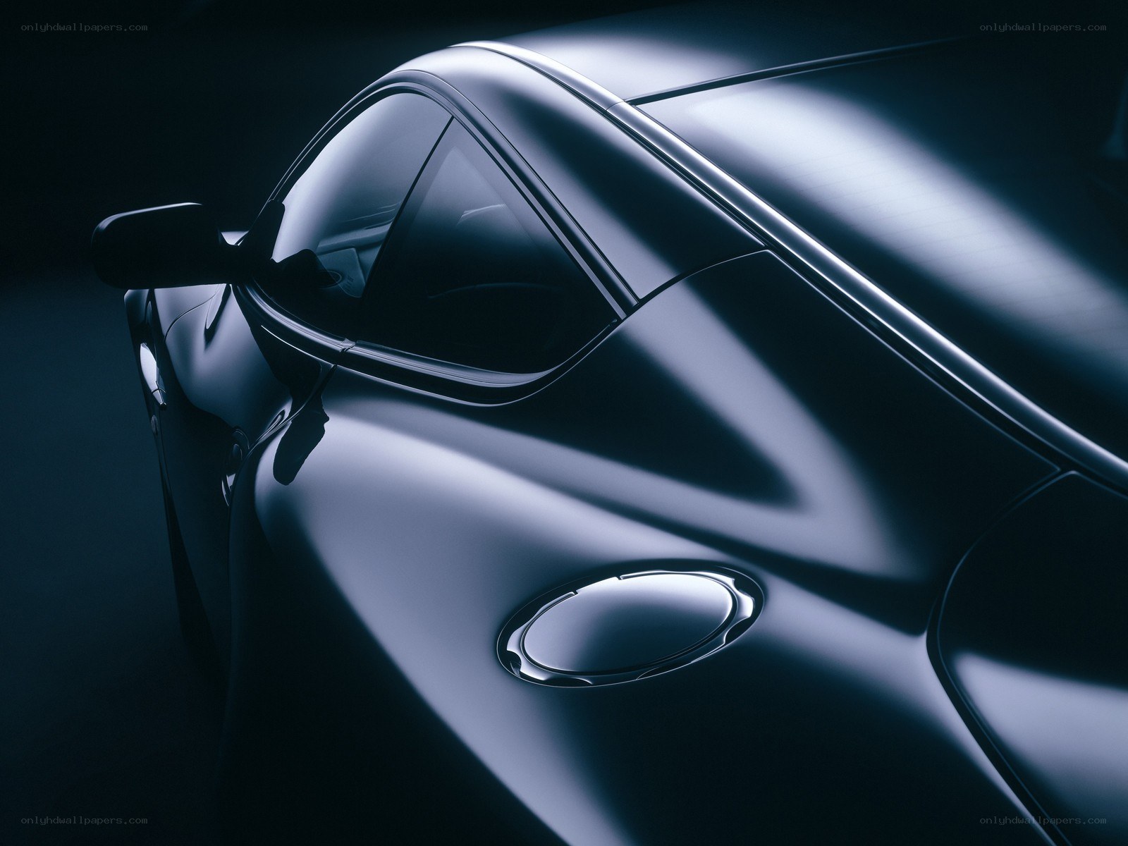 sleek car side profile