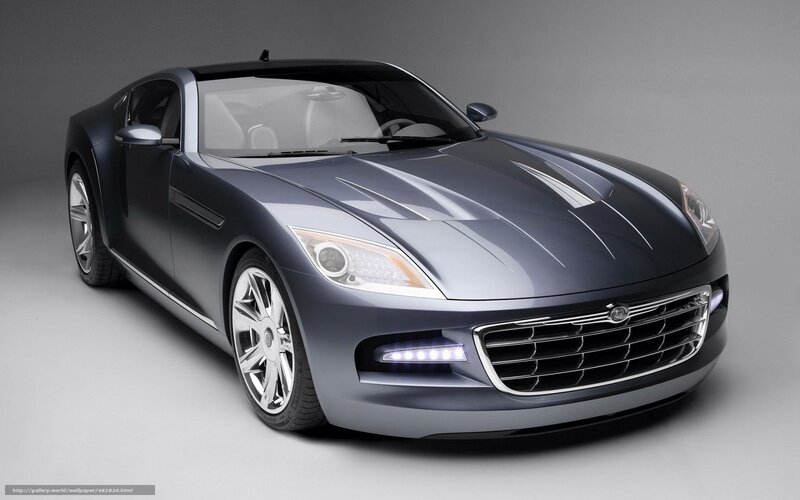 sleek silver sports car