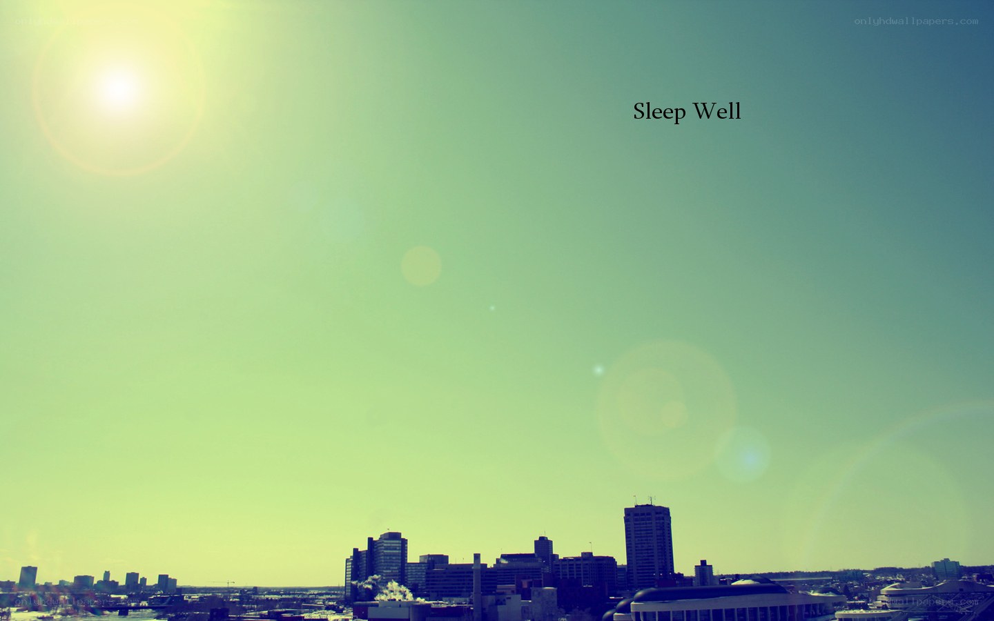 Sleep Well cityscape