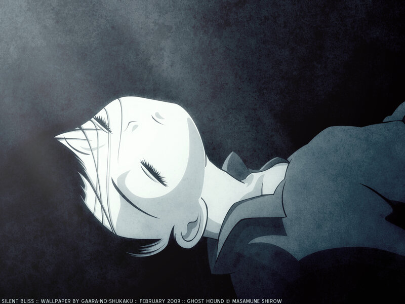 Sleeping anime character