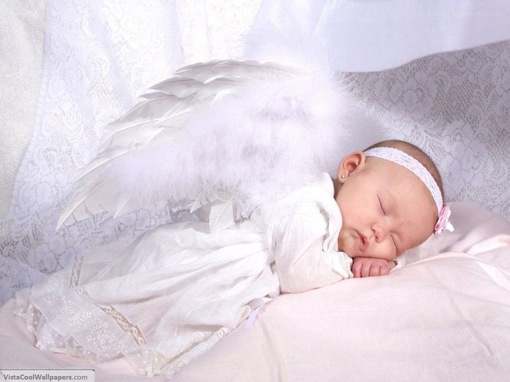 sleeping baby angel