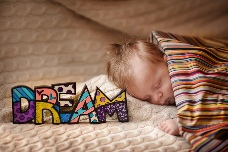 Sleeping Baby — Beige