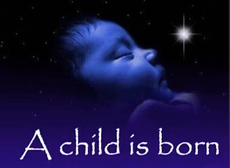 Sleeping Baby — Blue, Serene
