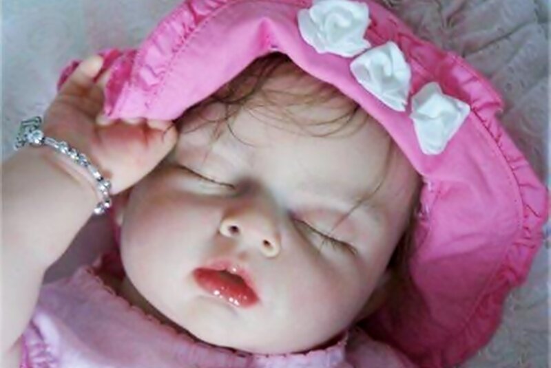 Sleeping Baby Doll — Pink