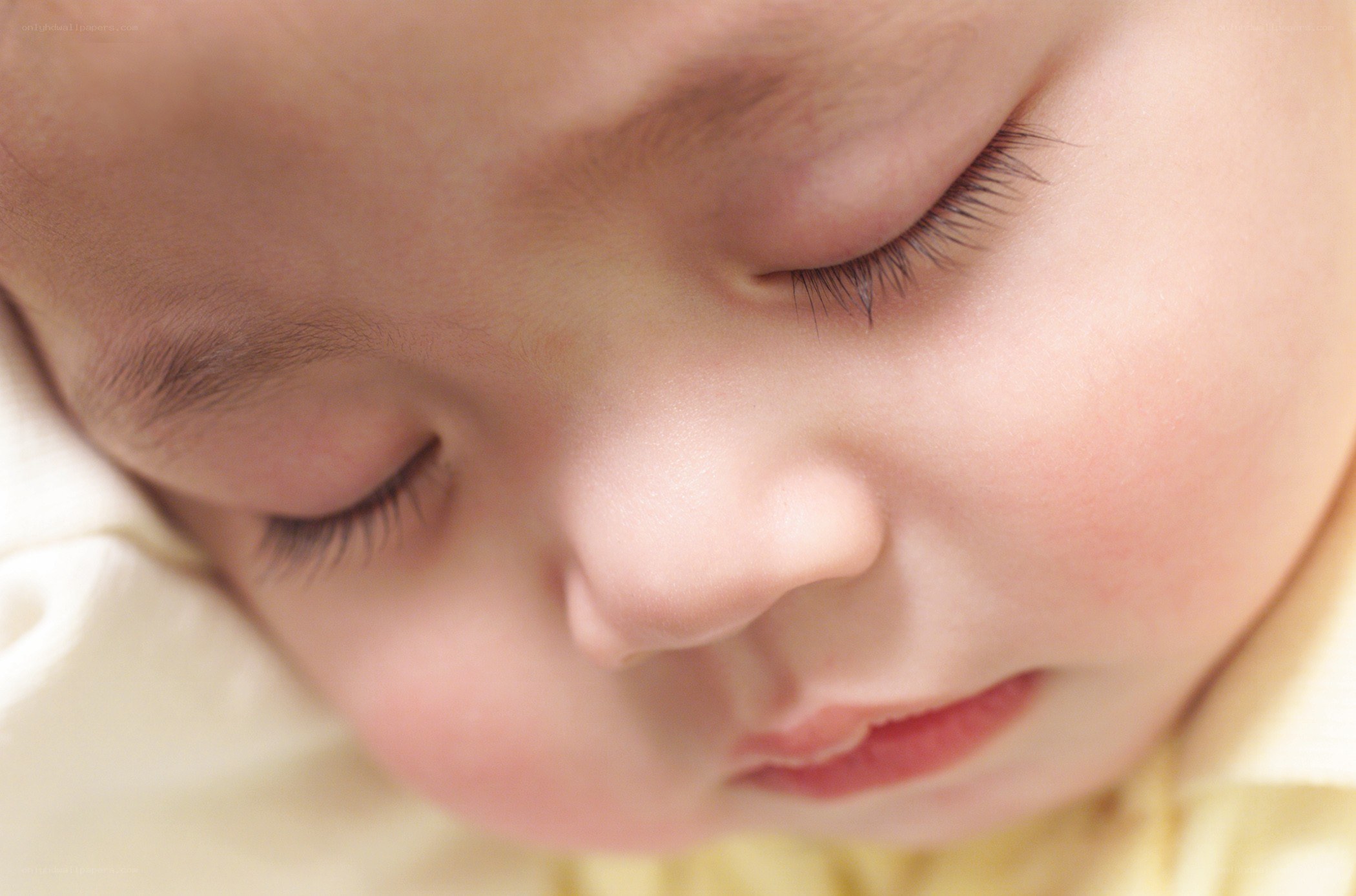 sleeping baby face