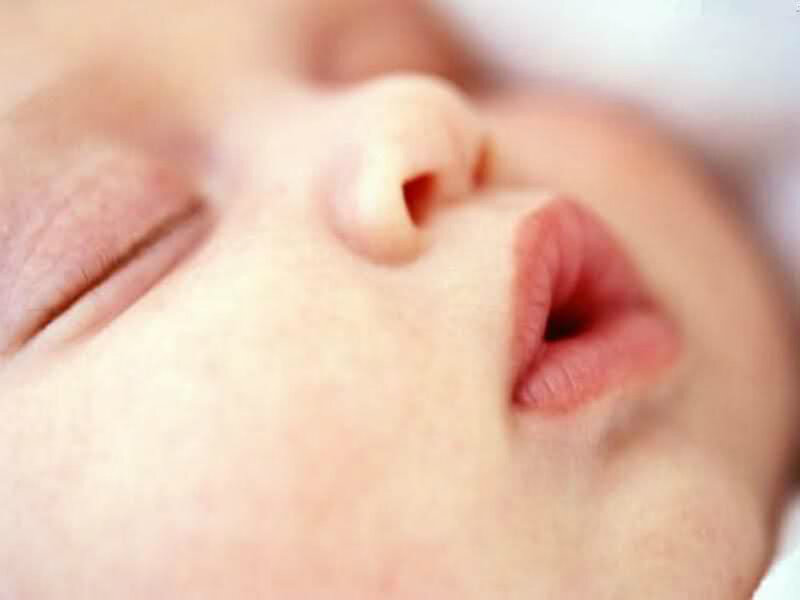 Sleeping Baby Face — Pink