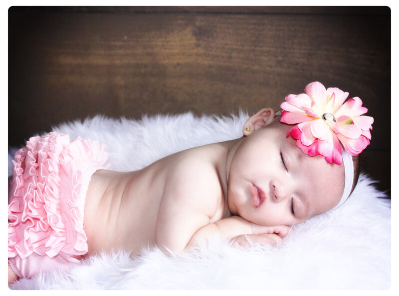 Sleeping Baby Girl — Pink