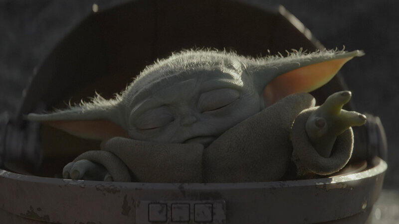 Sleeping Baby Yoda