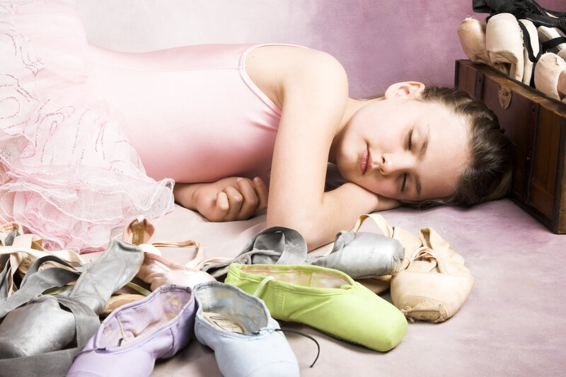 Sleeping Ballerina Girl