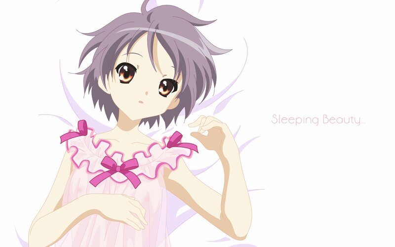 sleeping beauty anime girl