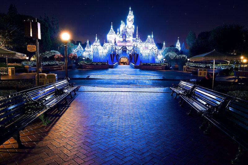 Sleeping Beauty Castle — Blue