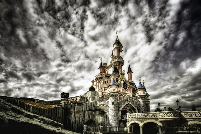 Sleeping Beauty Castle — Gray