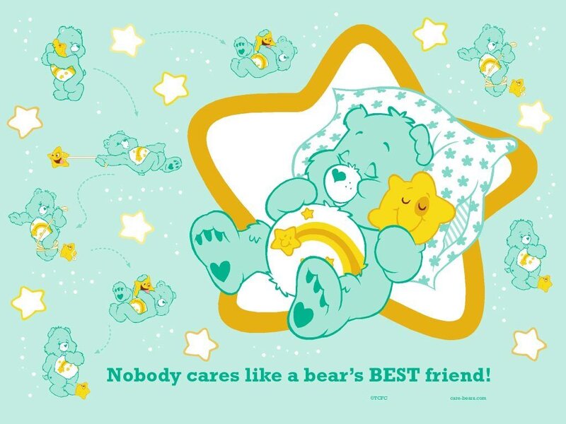 Sleeping Care Bear