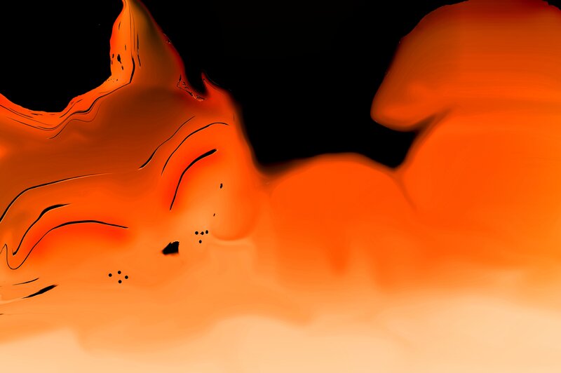 Sleeping Cat — Orange