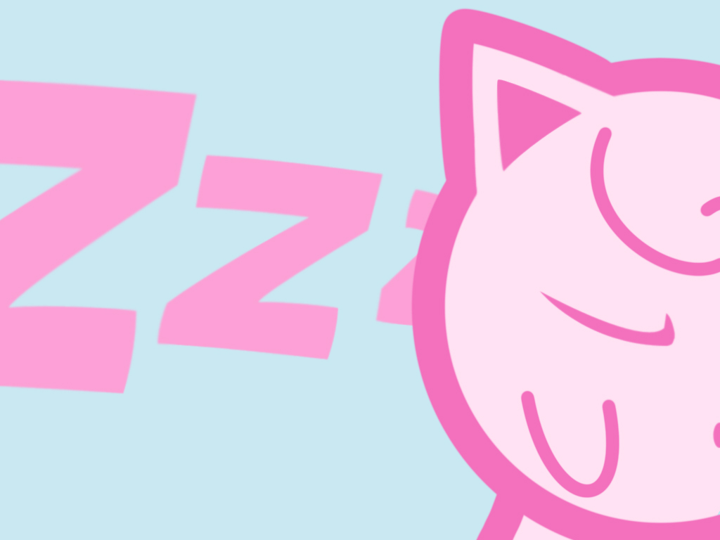 sleeping cat with zzz