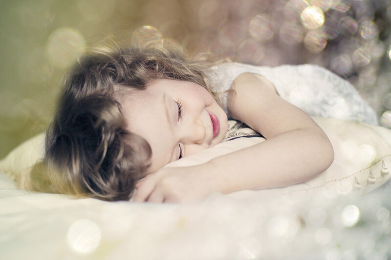 Sleeping Child on Pillow