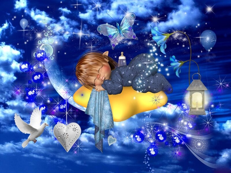 Sleeping Child on Star
