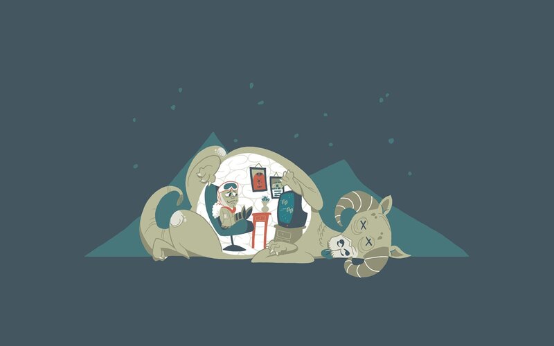 Sleeping Creature with Pilot — Gray