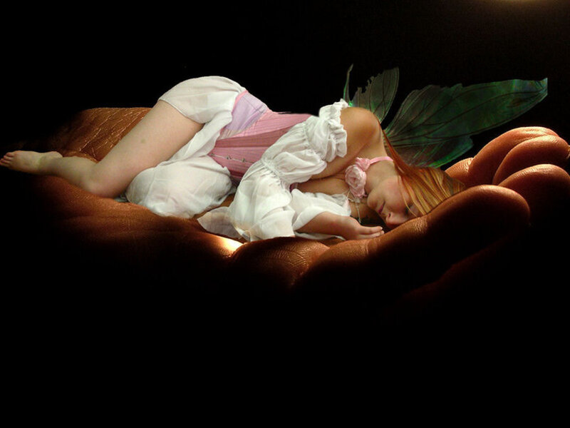 Sleeping Fairy in Hand