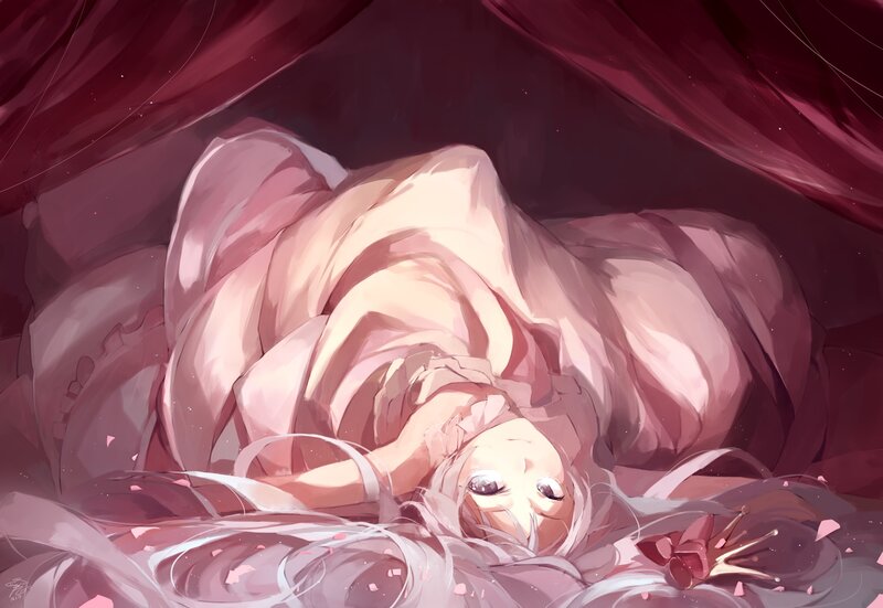 Sleeping Girl with Crown