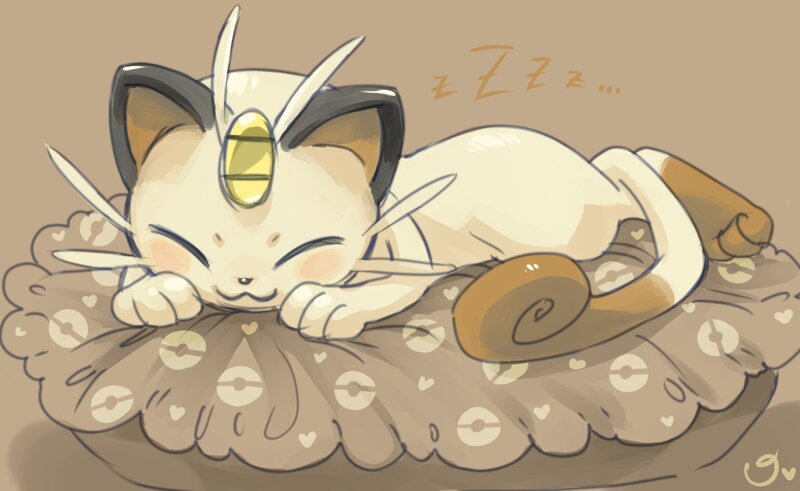 Sleeping Meowth