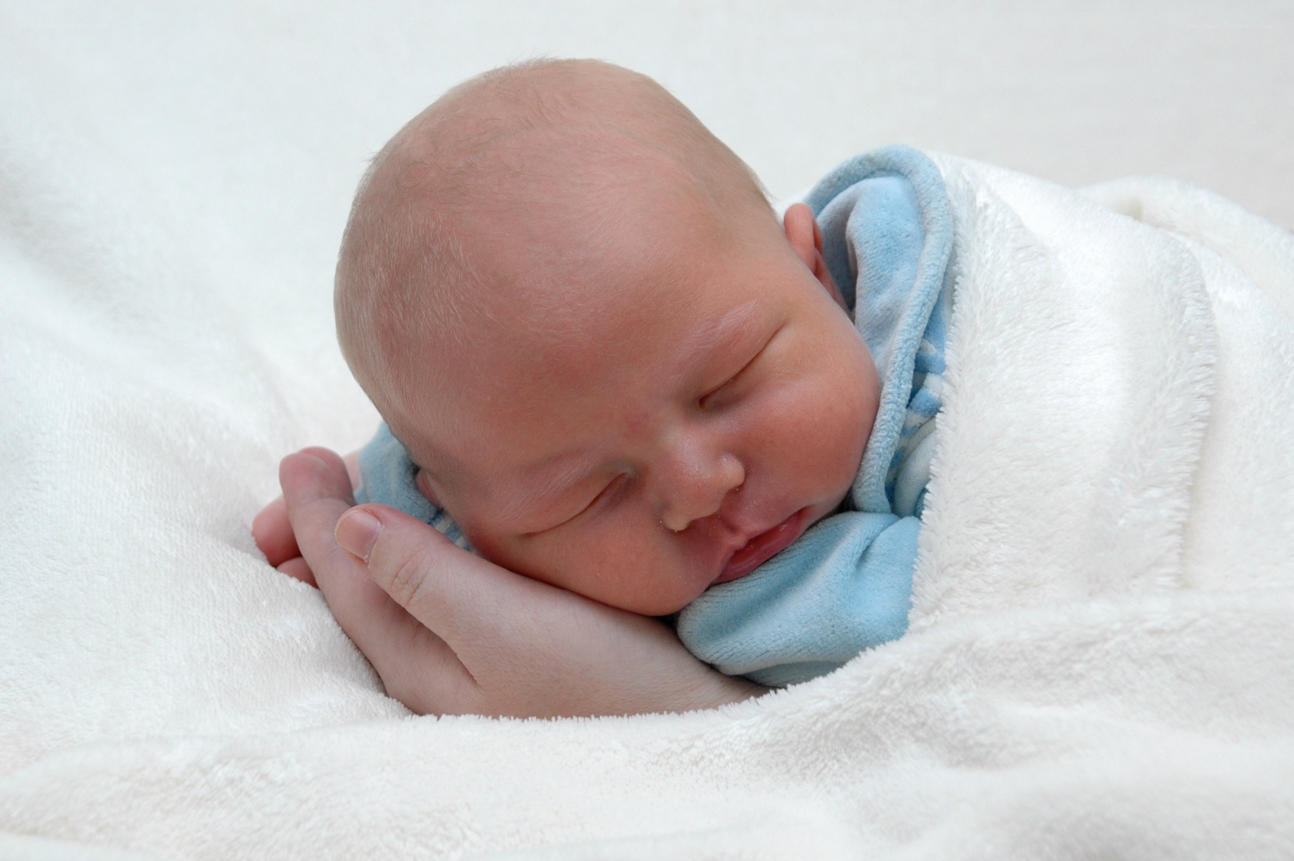 sleeping newborn baby