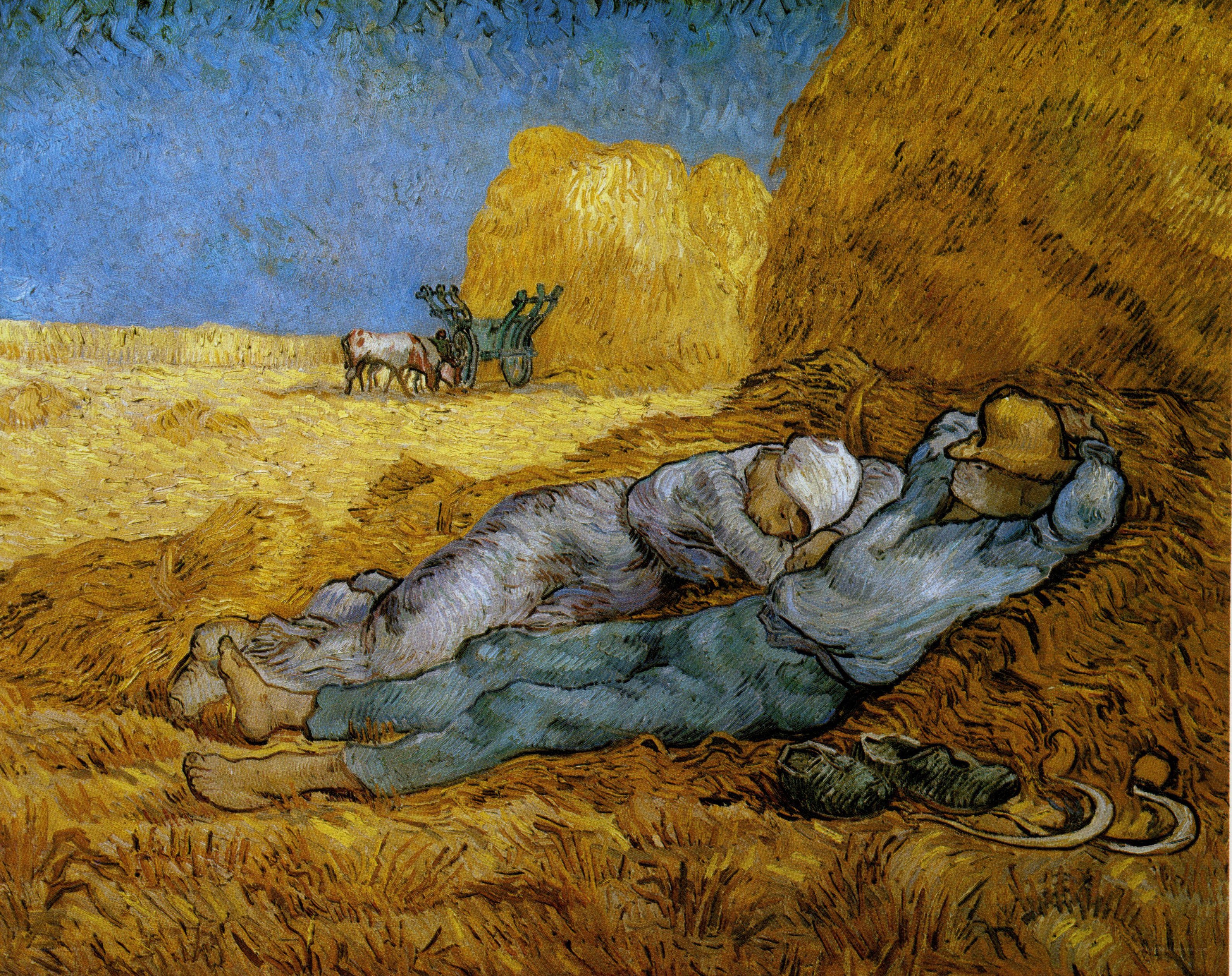 Sleeping Peasants in a Field