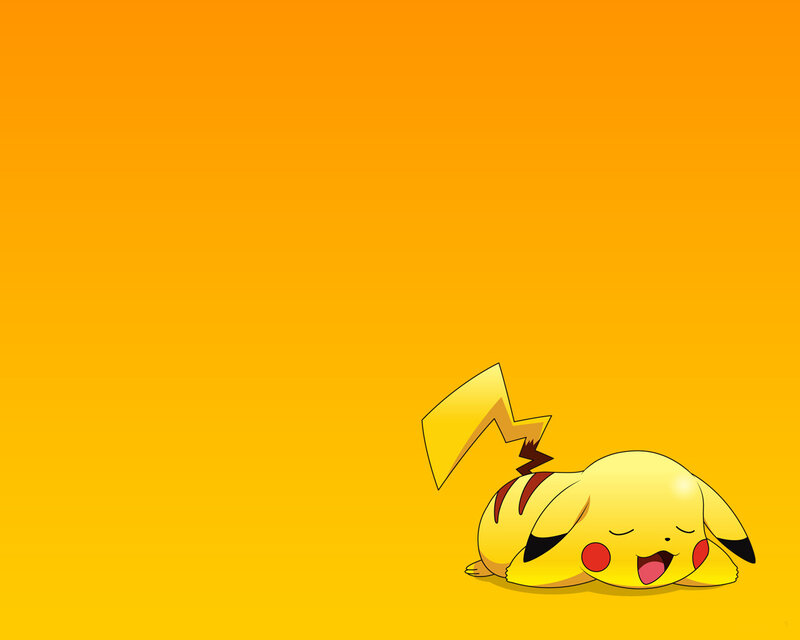 Sleeping Pikachu wallpaper