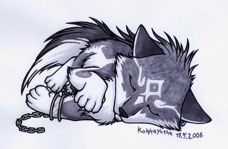 Sleeping Wolf Cub