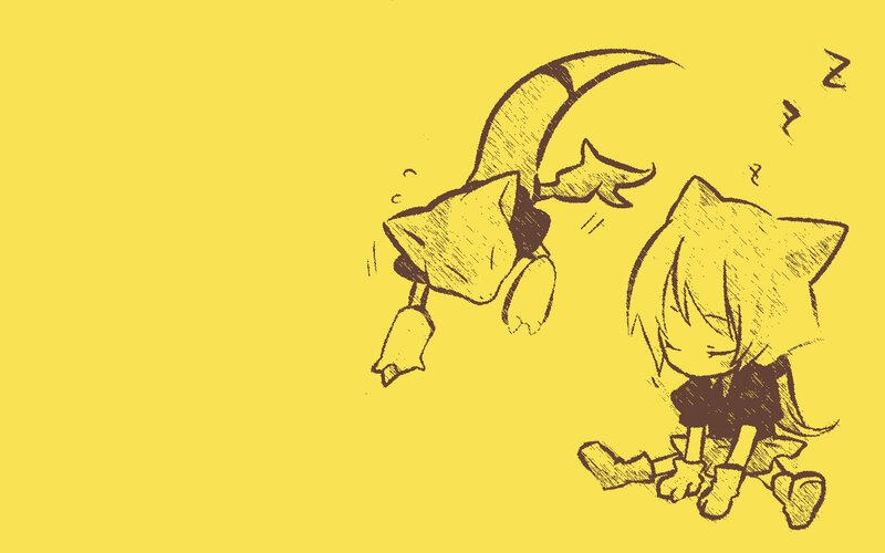 sleepy cat characters