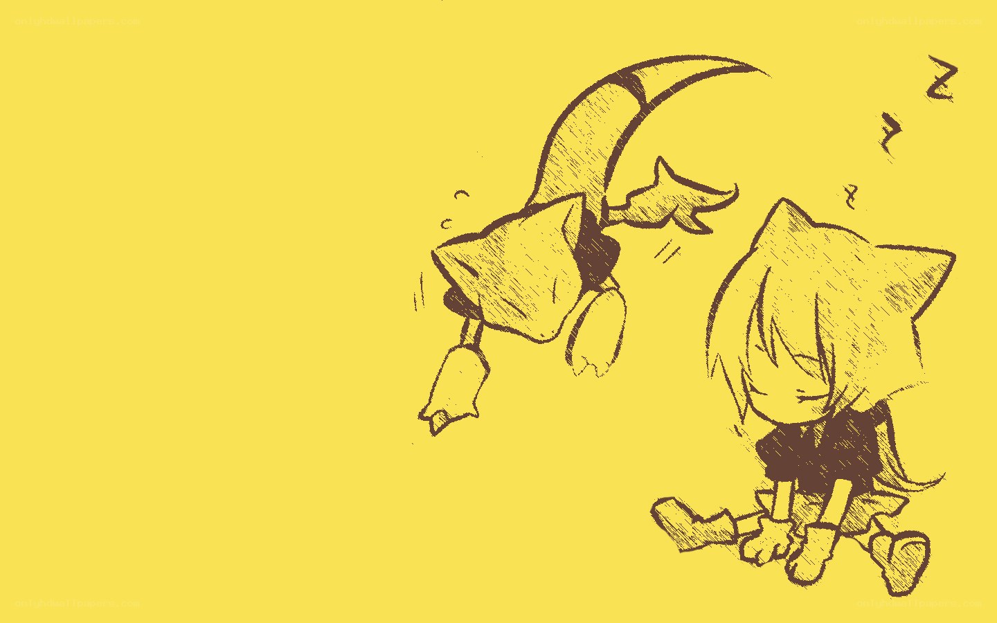 sleepy cat characters