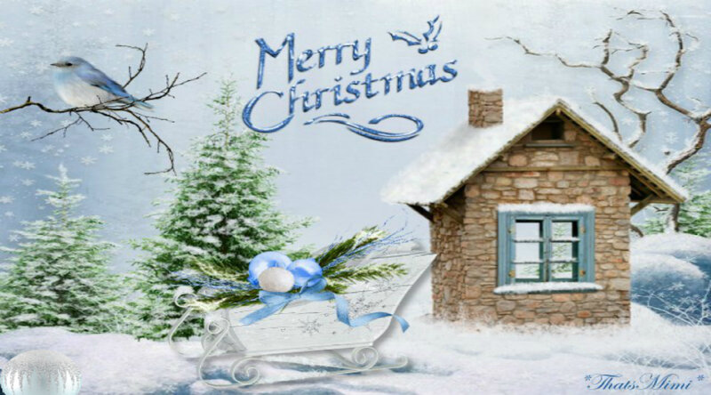Sleigh with Christmas Decorations
