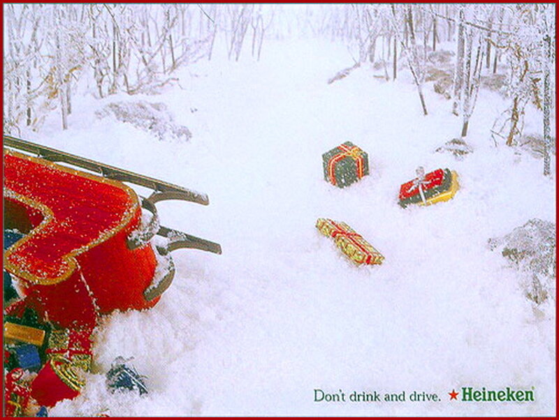 Sleigh with Gifts in Snow