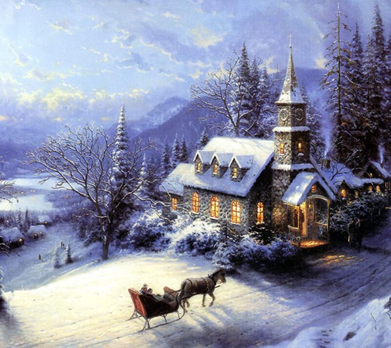 Sleigh with Horse