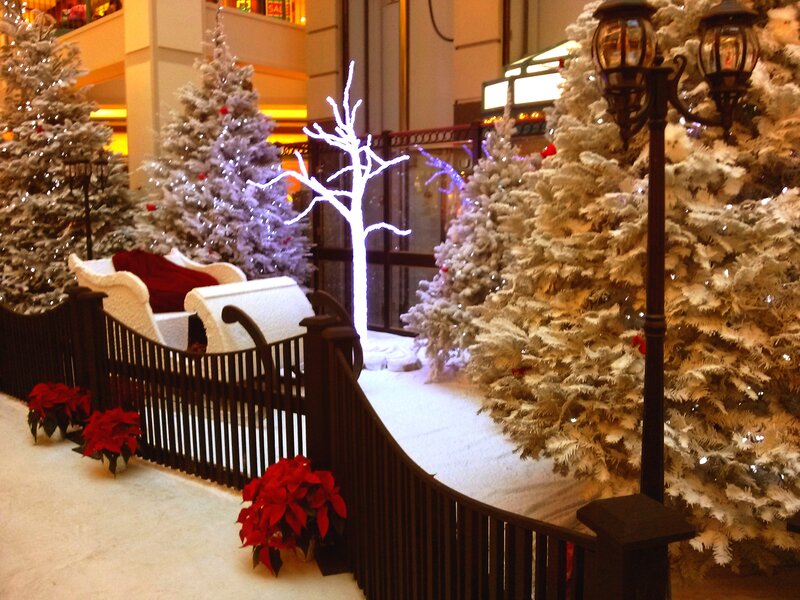 Sleigh with Red Blanket
