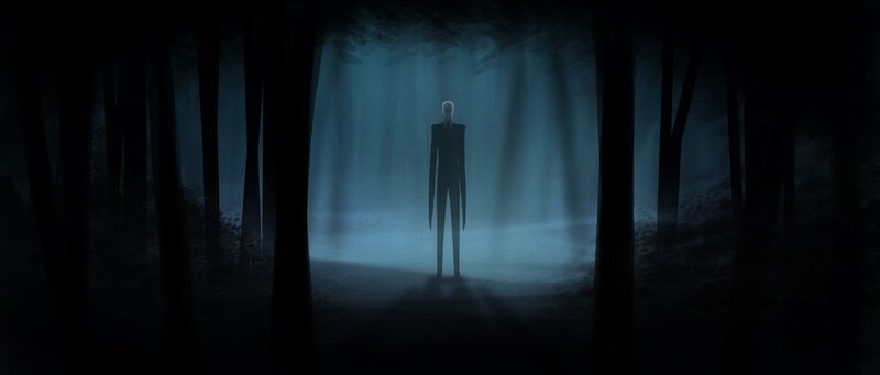 Slender Man in Forest