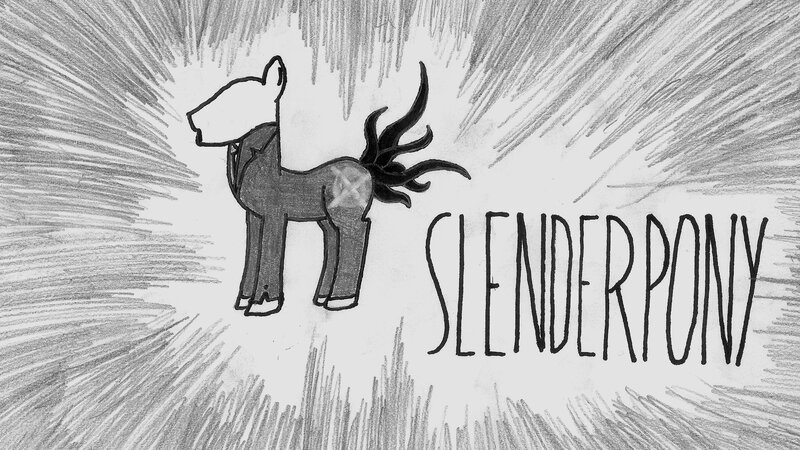 Slender Pony illustration